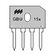 GBU15 M (15A; 1000V)